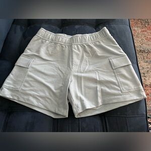 2 pairs of Natural Reflections shorts (1 blue 1 salmon)